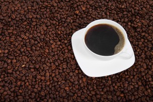 コーヒーと豆